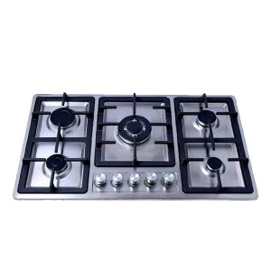 اجاق گاز صفحه ای جنرال 5 شعله استیل طرح بوش مدل s1