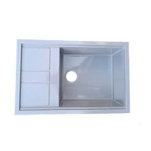 سینک گرانیتی توکار تیدومکث مدل طوسی ساده